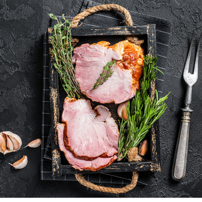 Holiday Feast with Triple Smoked Gammon